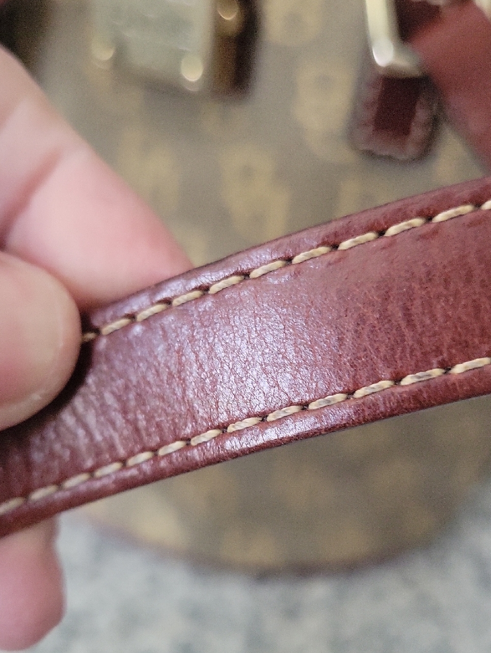 Vintage 1975 Dooney & Bourke Brown Monogram Bucket Bag with Cognac Brown Trim - Picture 16 of 16